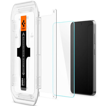 Ochranná fólia na displej Spigen GlastR EZ FIT pre Samsung Galaxy S25+ S936 / S24+ S926, Tvrdené sklo, Full Glue, Sada 2 kusy AGL07432