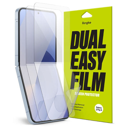 Ochranná fólia Ringke Dual Easy pre vnútorný displej Samsung Galaxy Z Flip6 F741, Plast, Sada 2 kusy