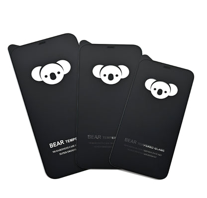 Ochranná fólia na displej Bear HD pre Samsung Galaxy A17 4G / A17 5G / A16 5G A166 / A16 4G A165, tvrdené sklo, plné lepidlo, čierna