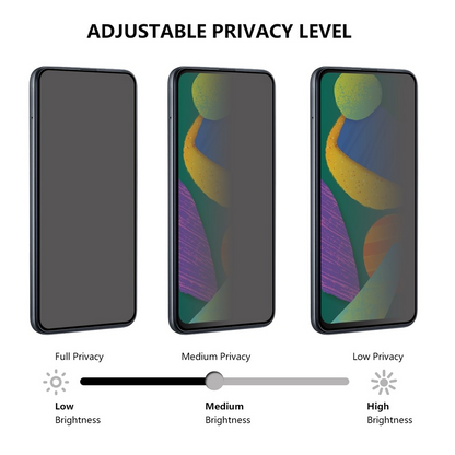 Ochranná fólia na displej Privacy OEM Fingerprint Unlock pre Xiaomi 17T, tvrdené sklo, plné lepidlo