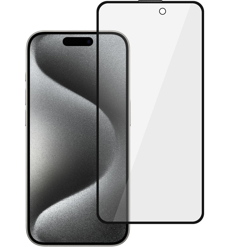 Tel Protect 10X Plus Titanium Privacy Screen Protector for Apple iPhone 17 / 16 Pro, Tempered Glass, Full Glue