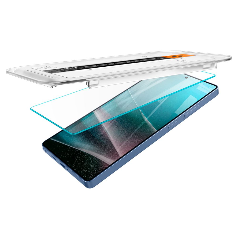 Ochranná fólia na displej Spigen GlastR EZ FIT HD pre Samsung Galaxy S25 Ultra S938, Kalené sklo, Full Glue, Sada 2 kusy AGL09082