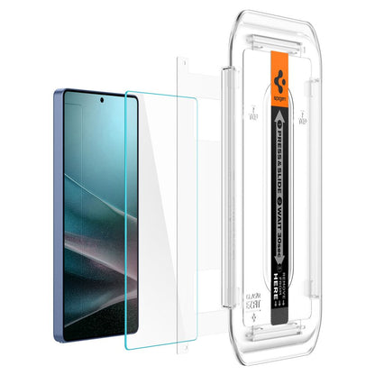 Ochranná fólia na displej Spigen GlastR EZ FIT HD pre Samsung Galaxy S25 Ultra S938, Kalené sklo, Full Glue, Sada 2 kusy AGL09082