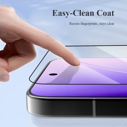 Ochranná fólia na displej Lereach pre Xiaomi Poco X8 Pro Max, tvrdené sklo, plné lepidlo, čierna