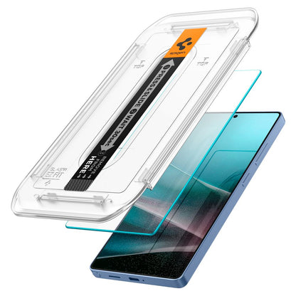 Ochranná fólia na displej Spigen GlastR EZ FIT HD pre Samsung Galaxy S25 Ultra S938, Kalené sklo, Full Glue, Sada 2 kusy AGL09082