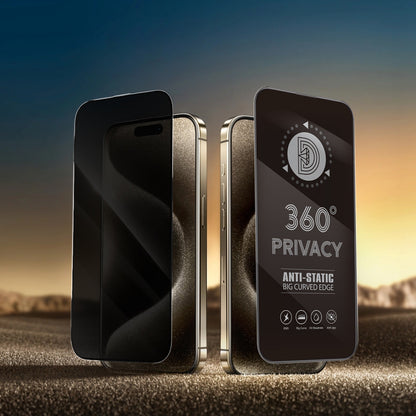 Ochranná fólia na displej Privacy OEM 360 pre Samsung Galaxy A37 5G, tvrdené sklo, plné lepidlo