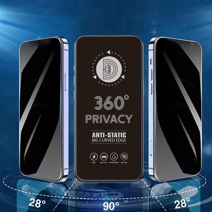 Ochranná fólia na displej Privacy OEM 360 pre Samsung Galaxy A37 5G, tvrdené sklo, plné lepidlo