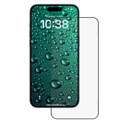 Ochranná fólia na displej Anank 3X Reinforced Invisible pre Apple iPhone 16 Pro Max, tvrdené sklo, plné lepidlo, 3D, čierna