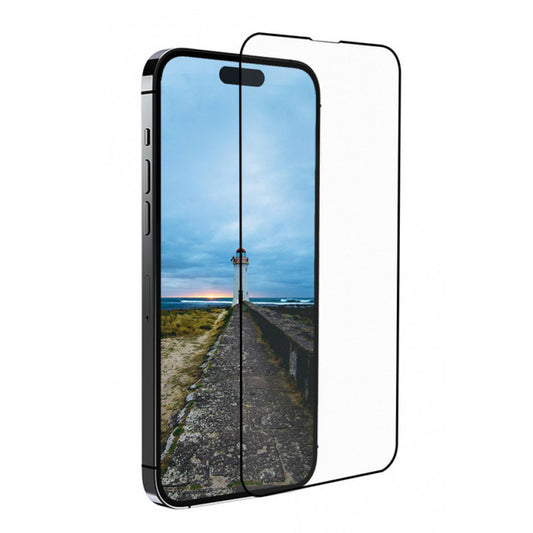 Ochranná fólia na displej Anank 3X Reinforced pre Apple iPhone 15 Pro Max, tvrdené sklo, plné lepidlo, 3D, čierna