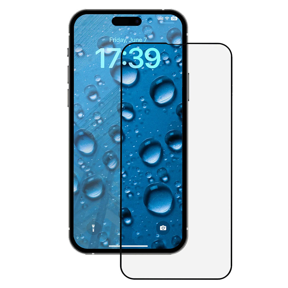 Ochranná fólia na displej Anank 5X Reinforced CG pre Apple iPhone 16 Pro Max, tvrdené sklo, plné lepidlo, 2.5D, čierna