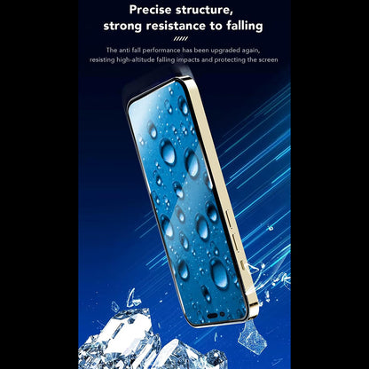 Ochranná fólia na displej Anank 5X Reinforced CG pre Apple iPhone 16 Pro, tvrdené sklo, plné lepidlo, 2.5D, čierna