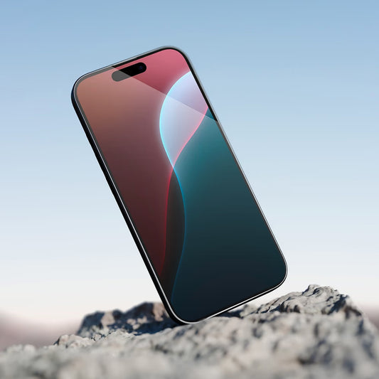 Ochranná fólia na displej Anank 5X Reinforced Invisible pre Apple iPhone 17 Pro Max, Tvrdené sklo, Full Glue, 3D, Čierna