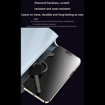 Ochranná fólia na displej Anank Anti-Fingerprint pre Apple iPhone 15 Pro, tvrdené sklo, plné lepidlo, 2.5D, čierna