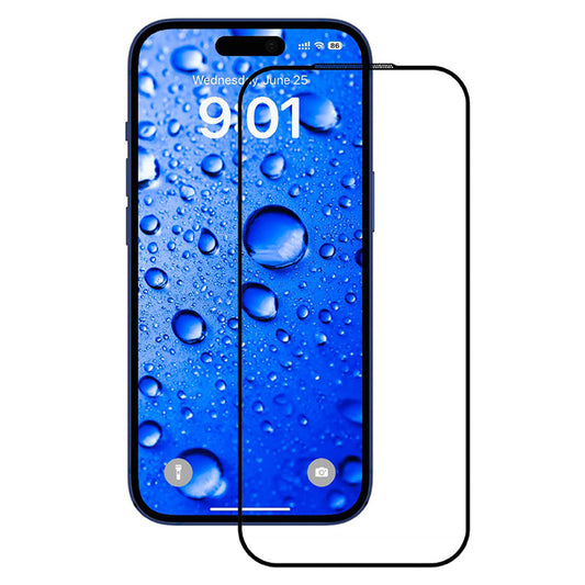 Ochranná fólia na displej Anank pre Apple iPhone 17 Pro, Tvrdené sklo, Full Glue, 2.5D, Čierna