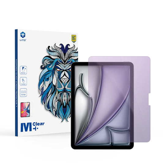 Ochranná fólia na obrazovku Anti Blue Light Lito Classic pre Apple iPad Air 11 (2026) / Air 11 (2025), tvrdené sklo, plné lepenie, 2.5D