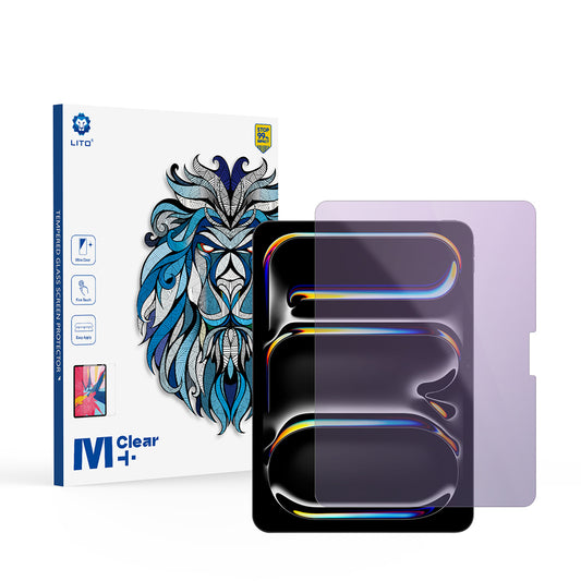Ochranná fólia na obrazovku Anti Blue Light Lito Classic pre Apple iPad Pro 11 (2024), tvrdené sklo, plné lepenie, 2.5D