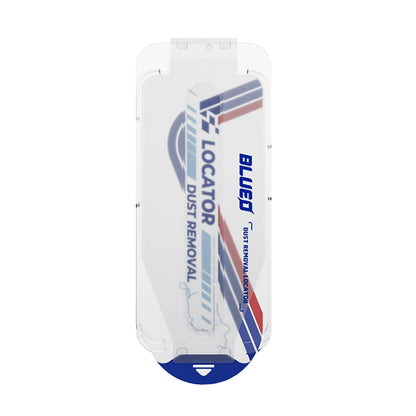 Ochranná fólia na displej Blueo Anti-Dust HD Applicator Pro pre Apple iPhone 15 Pro Max, tvrdené sklo, plné lepidlo, čierna