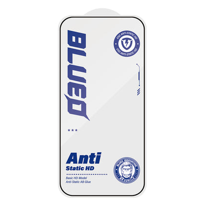 Ochranná fólia na displej Blueo Anti-Static HD pre Apple iPhone 12 Pro Max, tvrdené sklo, plné lepidlo, čierna