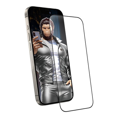 Ochranná fólia na displej Blueo Anti-Static HD pre Apple iPhone 12 Pro Max, tvrdené sklo, plné lepidlo, čierna