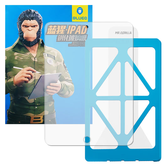 Ochranná fólia na obrazovku Blueo HD Applicator Pro pre Apple iPad 10.2 (2021) / 10.2 (2020) / 10.2 (2019), tvrdené sklo, plné lepidlo
