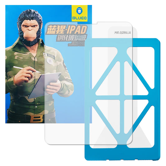 Ochranná fólia na obrazovku Blueo HD Applicator Pro pre Apple iPad mini (2024) / mini (2021), tvrdené sklo, plné lepidlo