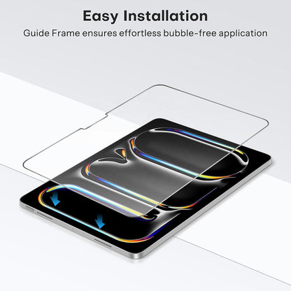 Blueo HD Screen Protector Film for Apple iPad 9.7 (2017), Tempered Glass, Full Glue