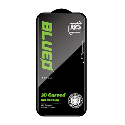 Ochranná fólia na displej Blueo HD pre Apple iPhone 16 Pro, tvrdené sklo, plné lepidlo, 3D, čierna