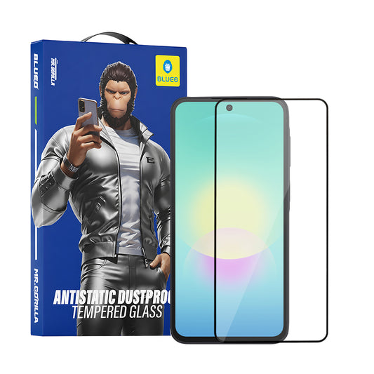 Ochranná fólia na displej Blueo HD pre Samsung Galaxy A27 5G / A57 5G / A37 5G, tvrdené sklo, plné lepidlo, 2.5D, čierna