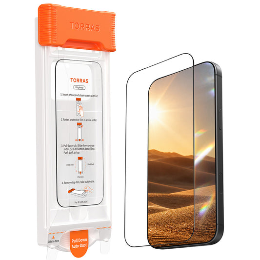 Ochranná fólia na displej Torras OrigArmor pre Apple iPhone 18 Pro Max / 17 Pro Max, tvrdené sklo, plné lepidlo