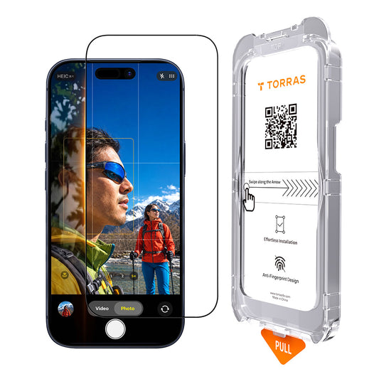 Ochranná fólia na displej Torras Sunview AR pre Apple iPhone 18 Pro Max / 17 Pro Max, tvrdené sklo, plné lepidlo