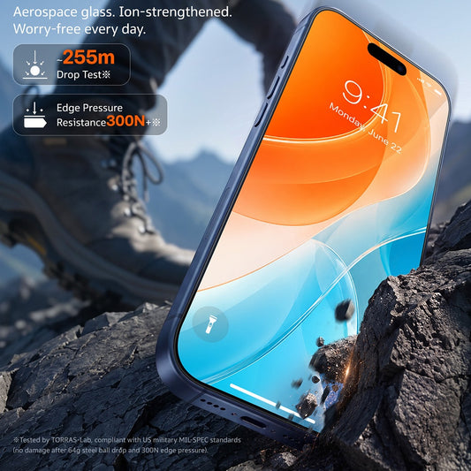 Ochranná fólia na displej Torras Sunview AR pre Apple iPhone 18 Pro Max / 17 Pro Max, tvrdené sklo, plné lepidlo