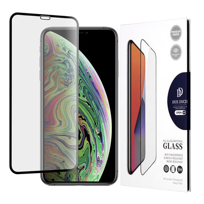 Ochranná fólia na displej DUX DUCIS pre Apple iPhone 11 Pro / XS / X, tvrdené sklo, Edge Glue, čierna