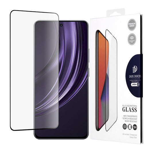 Ochranná fólia na displej DUX DUCIS pre Realme 13+, tvrdené sklo, Edge Glue, čierna