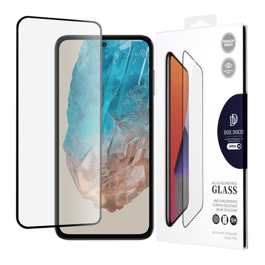 Ochranná fólia na displej DUX DUCIS pre Samsung Galaxy M35, tvrdené sklo, Edge Glue, čierna