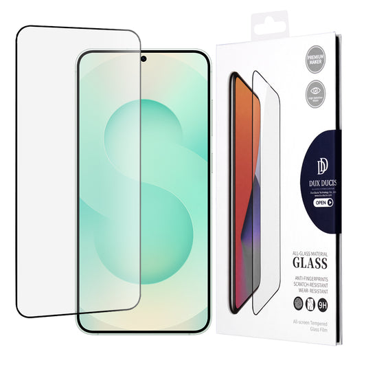 Ochranná fólia na displej DUX DUCIS pre Samsung Galaxy S25+ S936, tvrdené sklo, Edge Glue, čierna