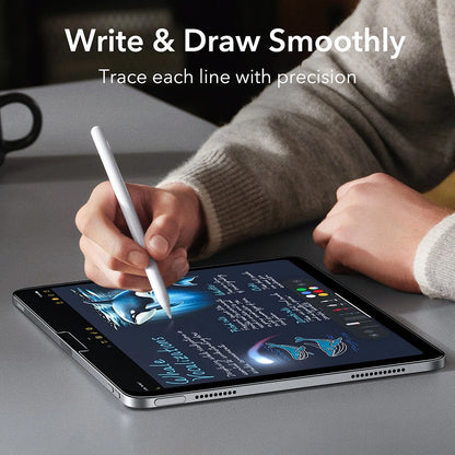 Ochranná fólia na displej ESR Armorite Paper Feel UltraFit pre Apple iPad (2025) / (2022), Tvrdené sklo, Full Glue, Sada 2 kusy