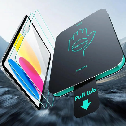 Ochranná fólia na displej ESR Armorite UltraFit pre Apple iPad (2025) / (2022), Tvrdené sklo, Full Glue, Sada 2 kusy