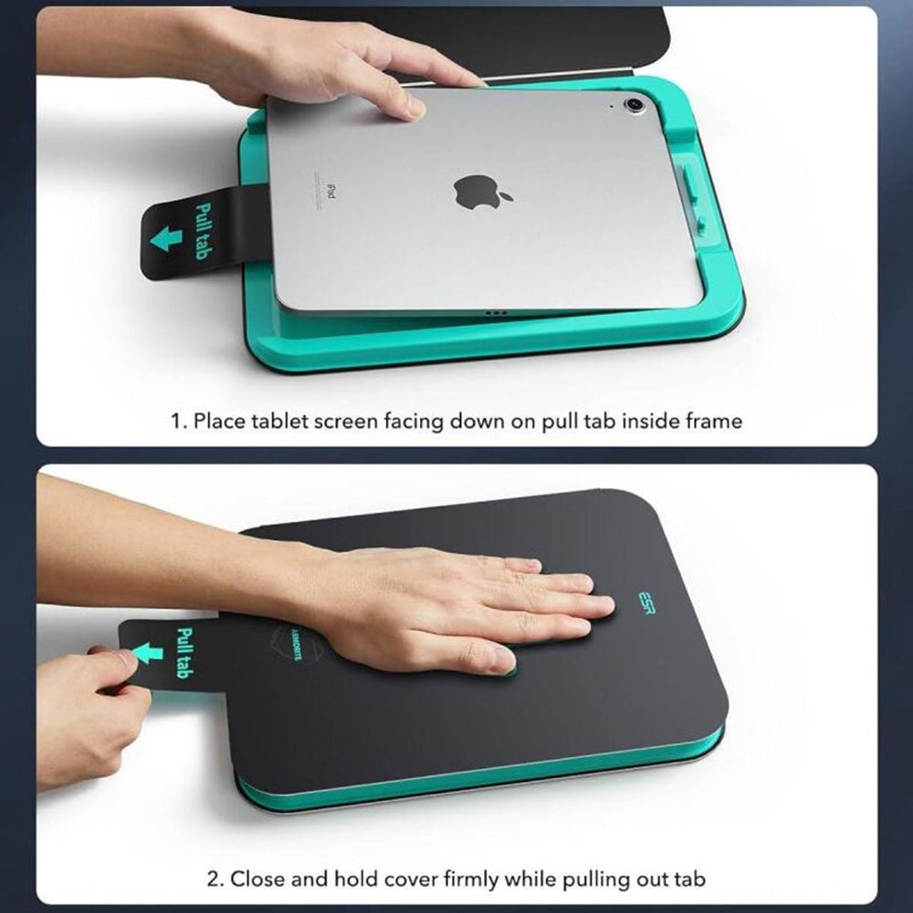 Ochranná fólia na displej ESR Armorite UltraFit pre Apple iPad Air 13 (2025) / Air 13 (2024), Kalené sklo, Full Glue, Sada 2 kusy