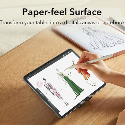 Ochranná fólia ESR Paper Feel Magnetic na displej pre Apple iPad (2025) / (2022), Plastová