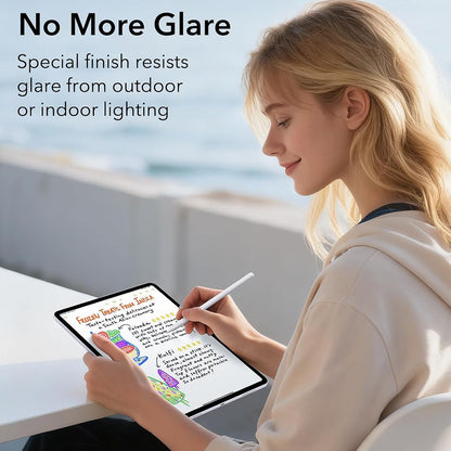 Ochranná fólia ESR Paper Feel UltraFit pre Apple iPad (2025) / (2022), Plast, Sada 2 kusy