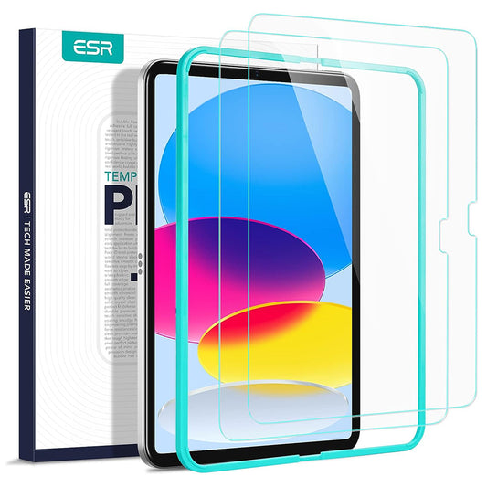 Ochranná fólia ESR na displej pre Apple iPad (2025) / (2022), Tvrdené sklo, Full Glue, Sada 2 kusy