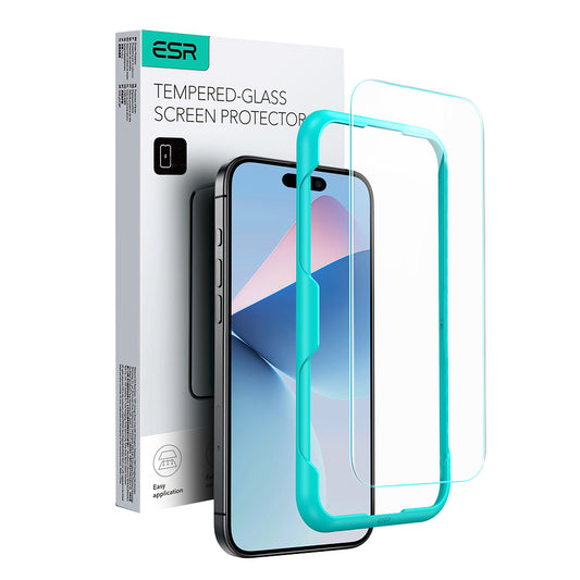 Ochranná fólia ESR na displej pre Apple iPhone 16 Pro Max, Tvrdené sklo, Full Glue