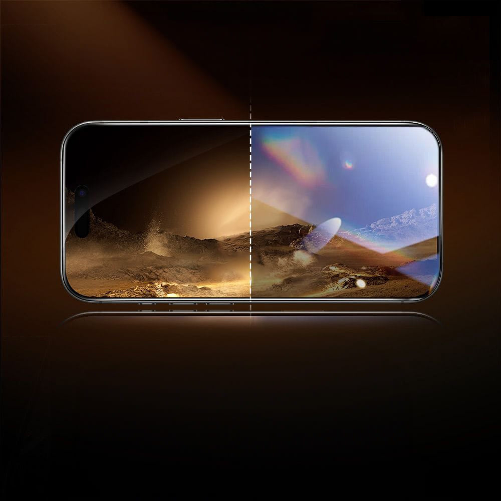 ESR UltraFit Armorite Pro Screen Protector for Apple iPhone 17 Pro Max, Tempered Glass, Full Glue, Black