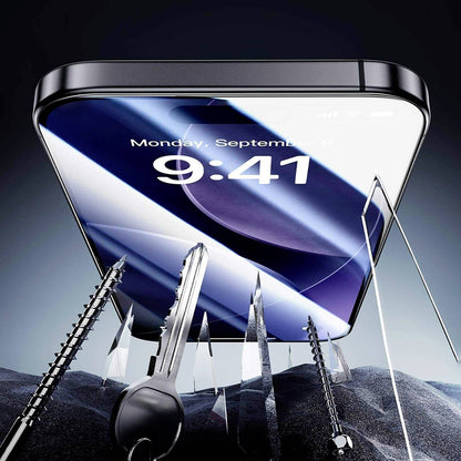 Ochranná fólia na displej ESR UltraFit Classic pre Apple iPhone 18 Pro / 17 Pro, tvrdené sklo, plné lepidlo, sada 2 kusy, čierna