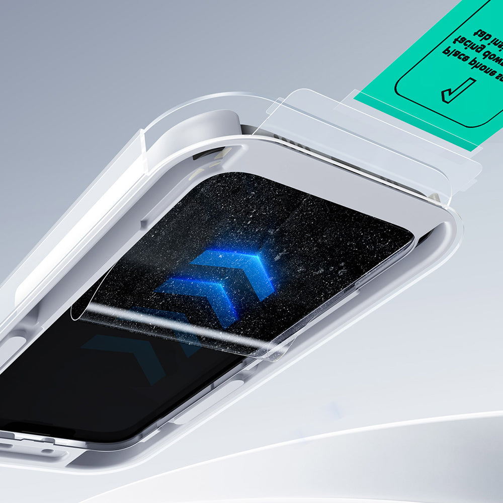 Ochranná fólia na displej ESR UltraFit Classic pre Apple iPhone 18 Pro / 17 Pro, tvrdené sklo, plné lepidlo, sada 2 kusy, čierna