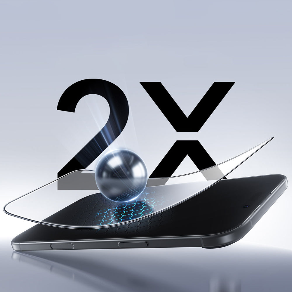 Ochranná fólia ESR UltraFit na displej pre Apple iPhone 17 Pro Max, Tvrdené sklo, Full Glue, Čierna