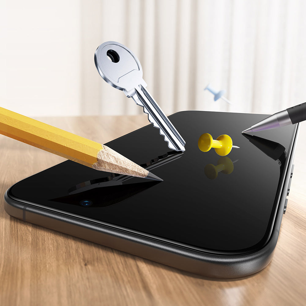 Ochranná fólia ESR UltraFit na displej pre Apple iPhone 17 Pro Max, Tvrdené sklo, Full Glue, Čierna