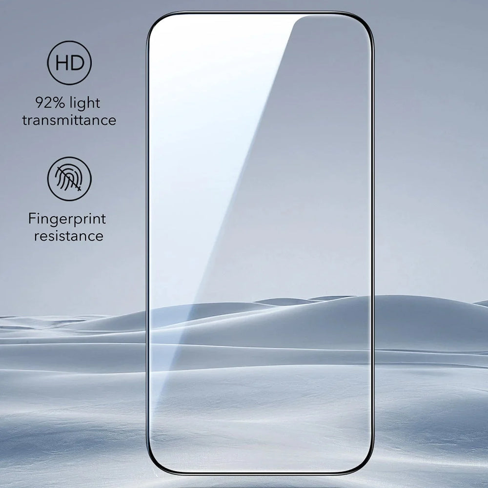 Ochranná fólia ESR UltraFit na displej pre Apple iPhone 17 Pro Max, Kalené sklo, Full Glue, Sada 3 kusy