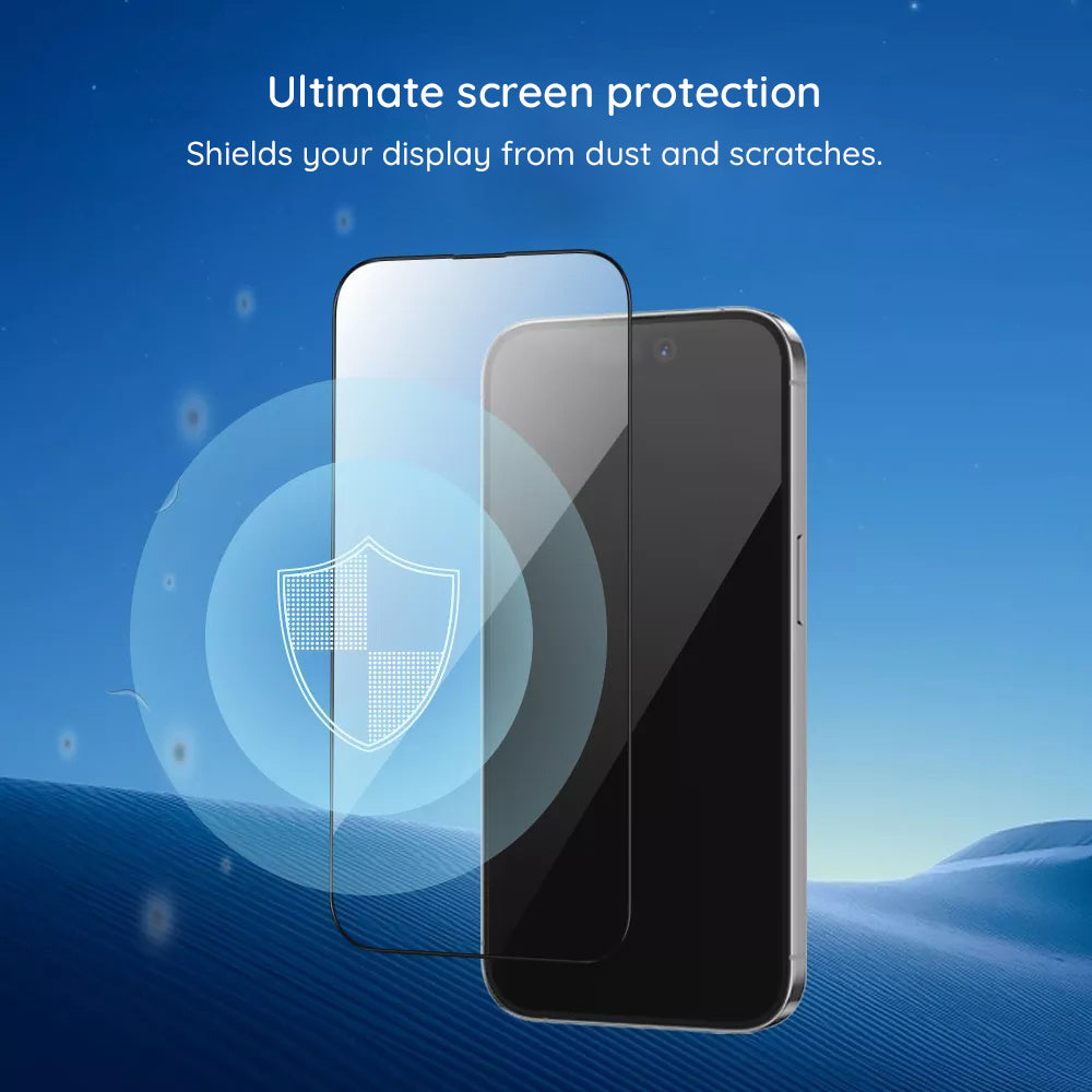 Ochranná fólia na vonkajší displej Blueo HD pre Samsung Galaxy Z Flip8 F776 / Z Flip7 F766, tvrdené sklo, plné lepidlo, 2.5D, čierna