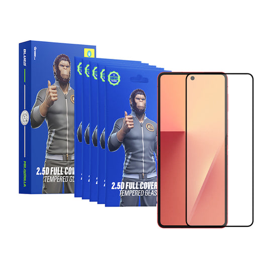 Ochranná fólia na vonkajší displej Blueo HD pre Samsung Galaxy Z Flip8 F776 / Z Flip7 F766, tvrdené sklo, plné lepidlo, 2,5D, sada 5 kusov, čierna